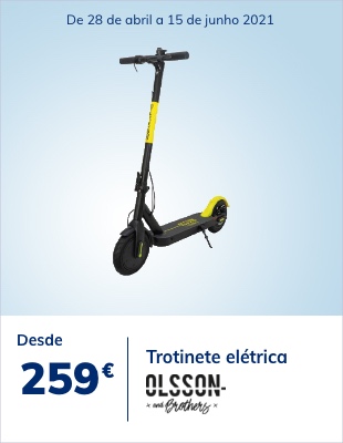 Poupe 40€ na Trotinete Elétrica Tutti Cuori Urban Olsson